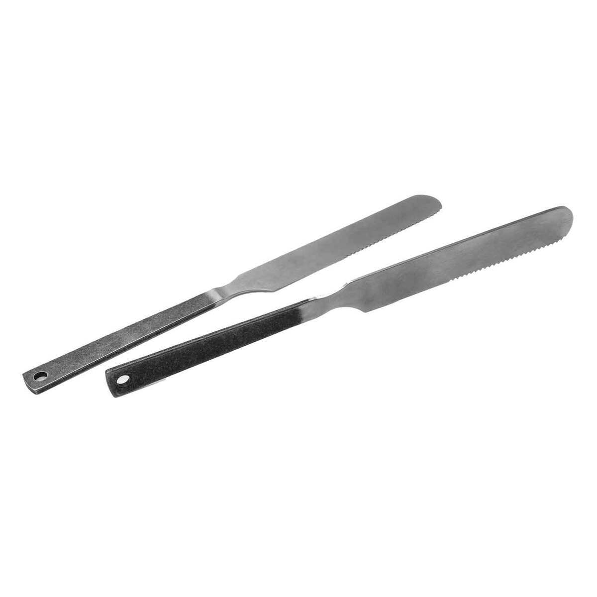 Barebones Polished Flatware 6 Piece Utensil Set - Grey Barebones Polished Flatware 6 Piece Utensil Set - Grey