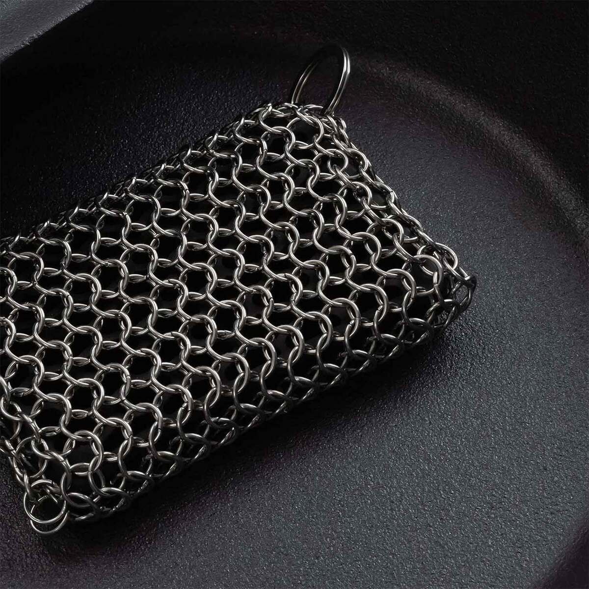 Barebones Stainless Steel Cleaning Mesh Scrubber - Grey Barebones Stainless Steel Cleaning Mesh Scrubber - Grey