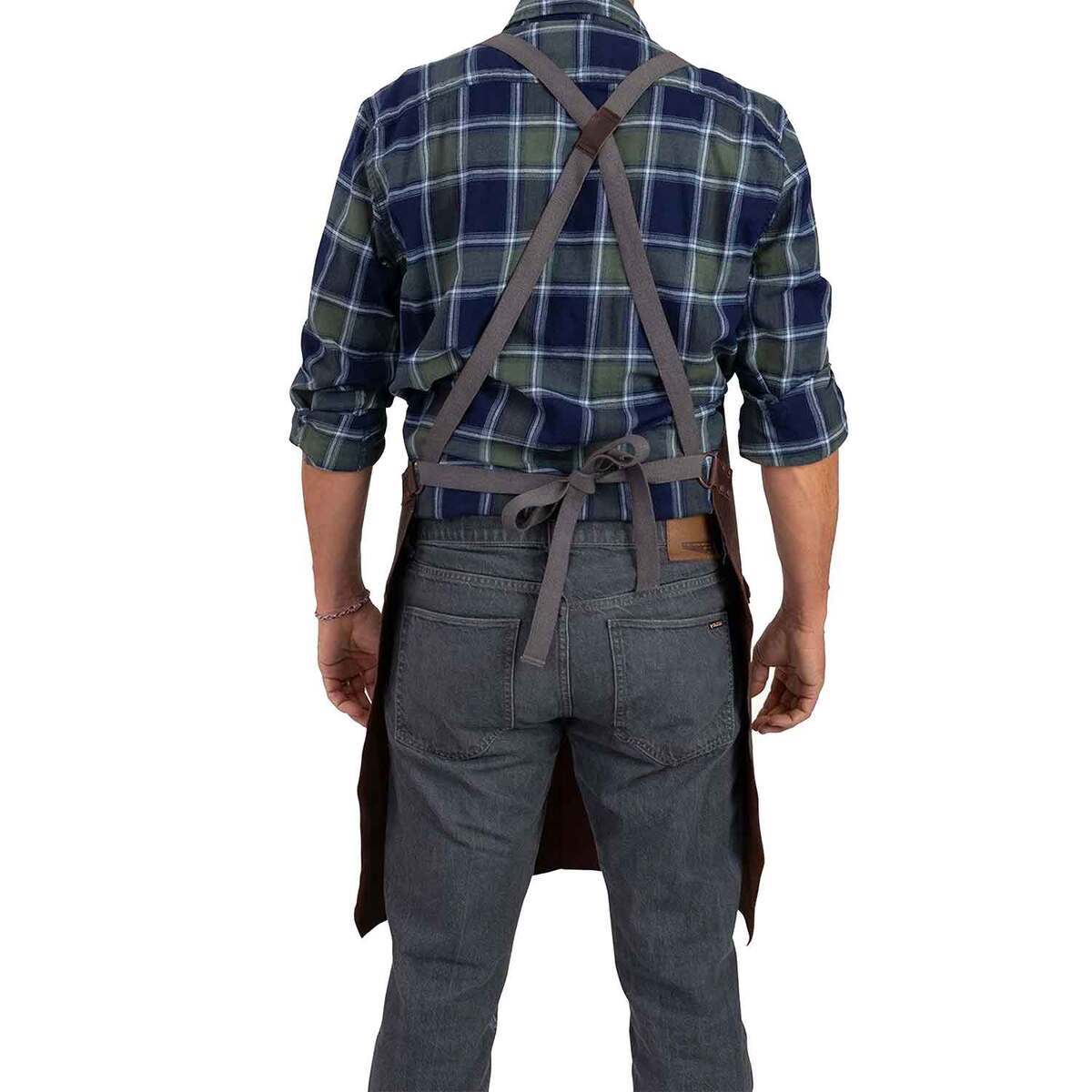 Barebones Tradesman Leather Apron - Brown Barebones Tradesman Leather Apron - Brown