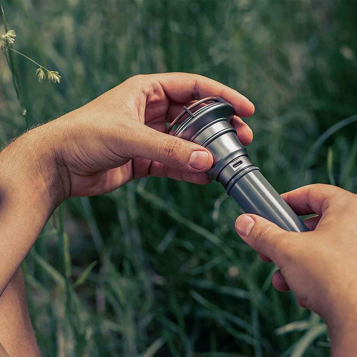 Barebones Vintage Flashlight - Slate Gray Barebones Vintage Flashlight - Slate Gray