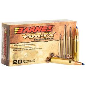 Barnes Bullets VOR-TX 308 Winchester 130gr TSXBT Rifle Ammo - 20 Rounds