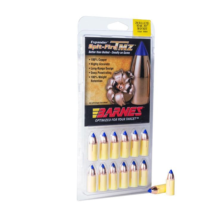 Barnes Spitfire Tipped MZ Muzzleloader Bullets Barnes Spitfire Tipped MZ Muzzleloader Bullets