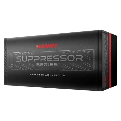 Barnes Suppressor Series 9mm Luger 147gr JHP Handgun Ammo Ammo - 20 Rounds 20 Rounds Ammo
