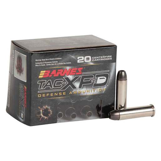 Barnes TAC-XPD Defense 357 Magnum 125gr TAC XP Handgun Ammo Ammo - 20 Rounds 20 Rounds Ammo