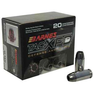 Barnes TAC-XPD Defense 380 Auto (ACP) 80gr TAC XPD Handgun Ammo - 20 Rounds