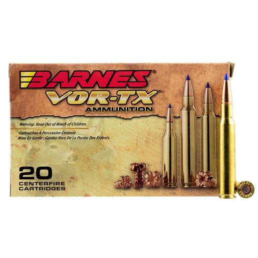 Barnes VOR-TX 30-06 Springfield 168gr TSX BT Rifle Ammo Ammo - 20 Rounds 20 Rounds Ammo