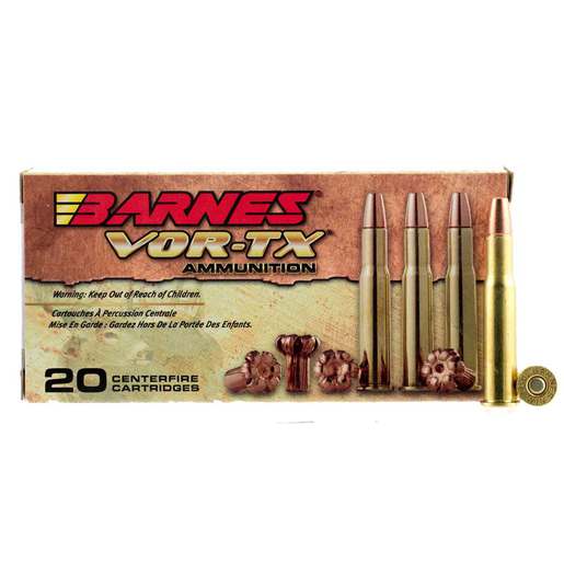 Barnes VOR-TX 30-30 Winchester 150gr TSX FN Rifle Ammo Ammo - 20 Rounds 20 Rounds Ammo
