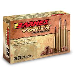 Barnes VOR-TX 300 Winchester Magnum 165gr TTSX BT Rifle Ammo - 20 Rounds Barnes VOR-TX 300 Winchester Magnum 165gr TTSX BT Rifle Ammo - 20 Rounds