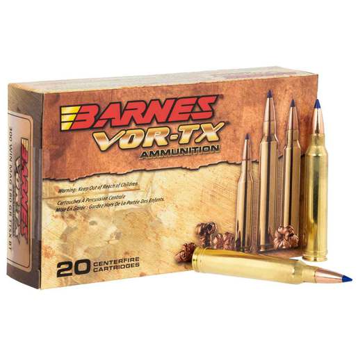 Barnes VOR-TX 300 Winchester Magnum 180gr TTSX BT Rifle Ammo Ammo - 20 Rounds 20 Rounds Ammo