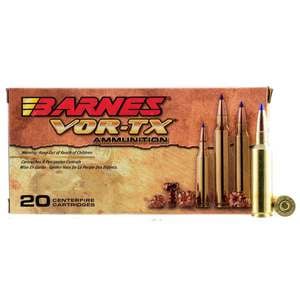 Barnes VOR-TX 300 WSM (Winchester Short Mag) 165gr TSX BT Rifle Ammo - 20 Rounds