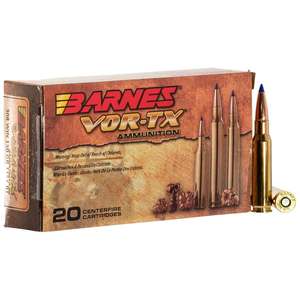 Barnes VOR-TX 308 Winchester 150gr TTSX BT Rifle Ammo - 20 Rounds