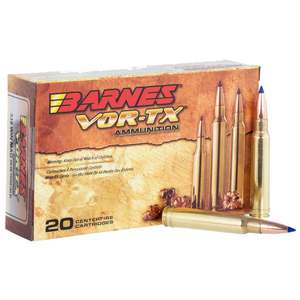 Barnes VOR-TX 338 Winchester Magnum 225gr TSX BT Rifle Ammo - 20 Rounds Barnes VOR-TX 338 Winchester Magnum 225gr TSX BT Rifle Ammo - 20 Rounds