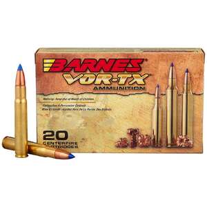 Barnes VOR-TX 35 Whelen 200gr Plastic Tipped Rifle Ammo - 20 Rounds