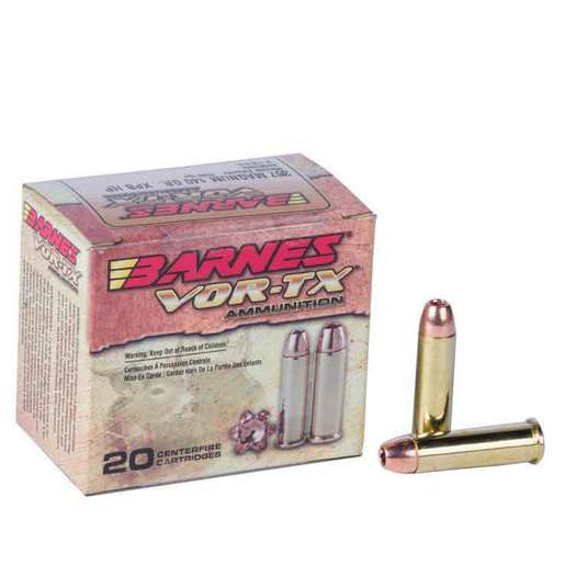 Barnes VOR-TX 357 Magnum 140gr XPB Handgun Ammo Ammo - 20 Rounds 20 Rounds Ammo