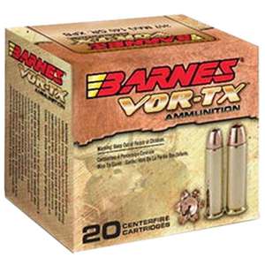 Barnes VOR-TX 454 Casull 250gr XPB Handgun Ammo - 20 Rounds