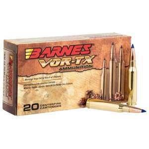 Barnes VOR-TX 7mm-08 Remington 120gr TSX BT Rifle Ammo - 20 Rounds