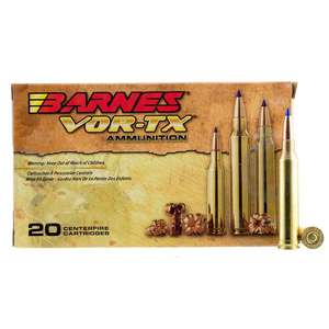 Barnes VOR-TX 7mm Remington Magnum 150gr TSX BT Rifle Ammo - 20 Rounds Barnes VOR-TX 7mm Remington Magnum 150gr TSX BT Rifle Ammo - 20 Rounds