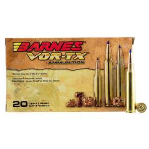 Barnes VOR-TX 7mm Remington Magnum 150gr TSX BT Rifle Ammo - 20 Rounds