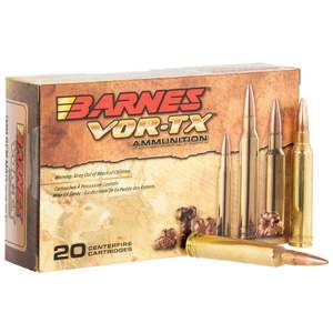 Barnes VOR-TX 7mm Remington Magnum 160gr TSX BT Rifle Ammo - 20 Rounds Barnes VOR-TX 7mm Remington Magnum 160gr TSX BT Rifle Ammo - 20 Rounds