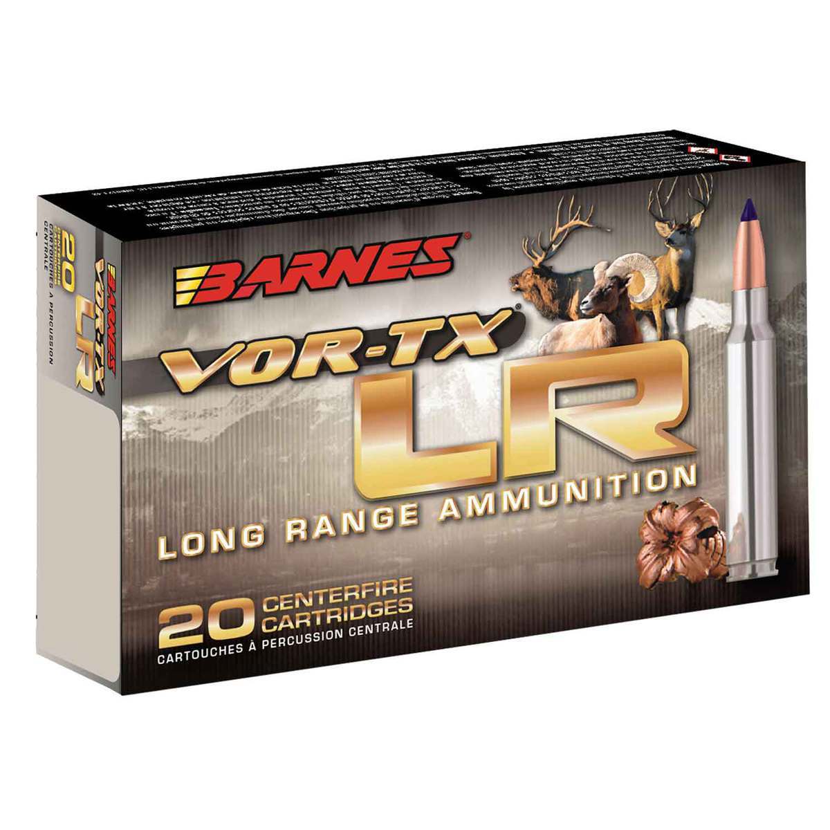 Barnes VOR-TX LR 270 Winchester 129gr LRX BT Rifle Ammo - 20 Rounds Barnes VOR-TX LR 270 Winchester 129gr LRX BT Rifle Ammo - 20 Rounds