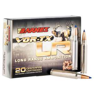 Barnes VOR-TX LR 338 Remington Ultra Magnum 250gr LRX BT Rifle Ammo - 20 Rounds