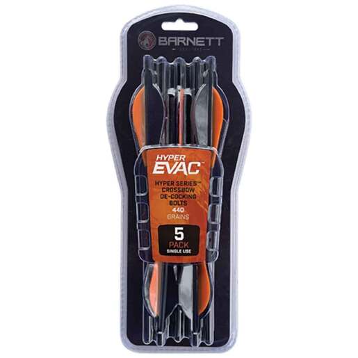 Barnett Hyper Evac Crossbow De-Cocking Bolt 5 Pack – Orange/Black