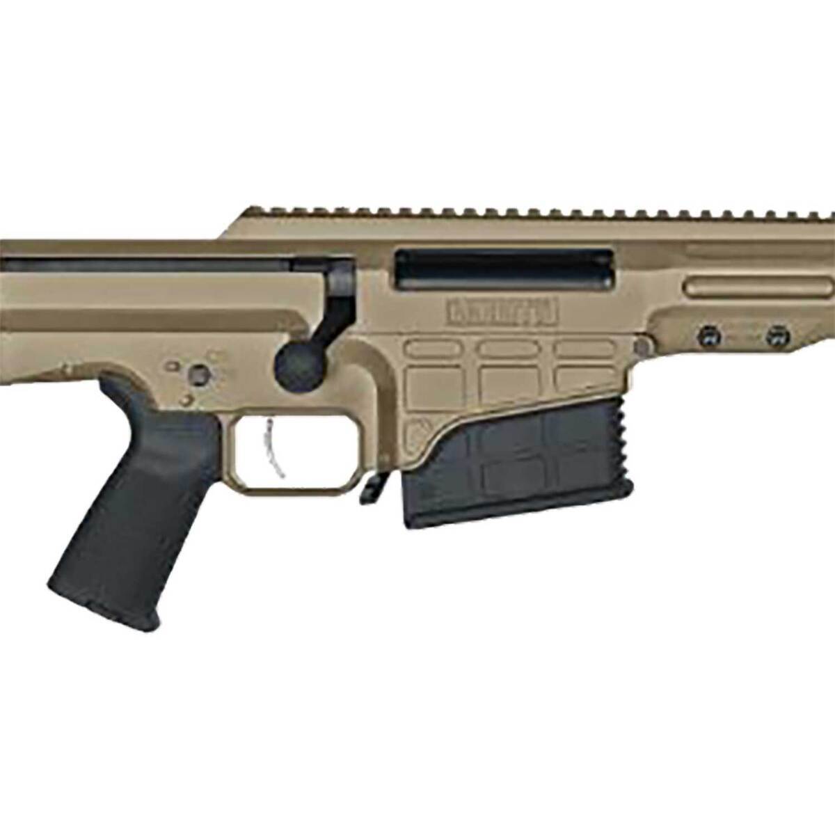 Barrett MRAD 308 Winchester Flat Dark Earth Cerakote Bolt Action Rifle - 17in - Tan Barrett MRAD 308 Winchester Flat Dark Earth Cerakote Bolt Action Rifle - 17in - Tan