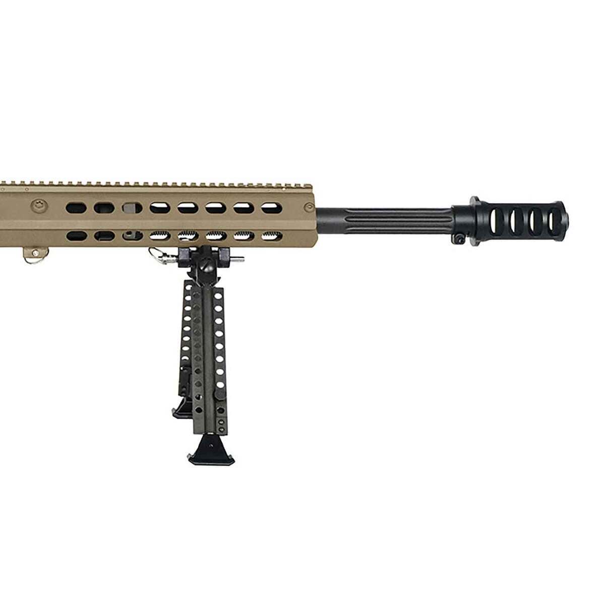 Barrett M107A1 50 BMG 20in Flat Dark Earth Cerakote Semi Automatic Modern Sporting Rifle - 10+1 Rounds - Tan Barrett M107A1 50 BMG 20in Flat Dark Earth Cerakote Semi Automatic Modern Sporting Rifle - 10+1 Rounds - Tan