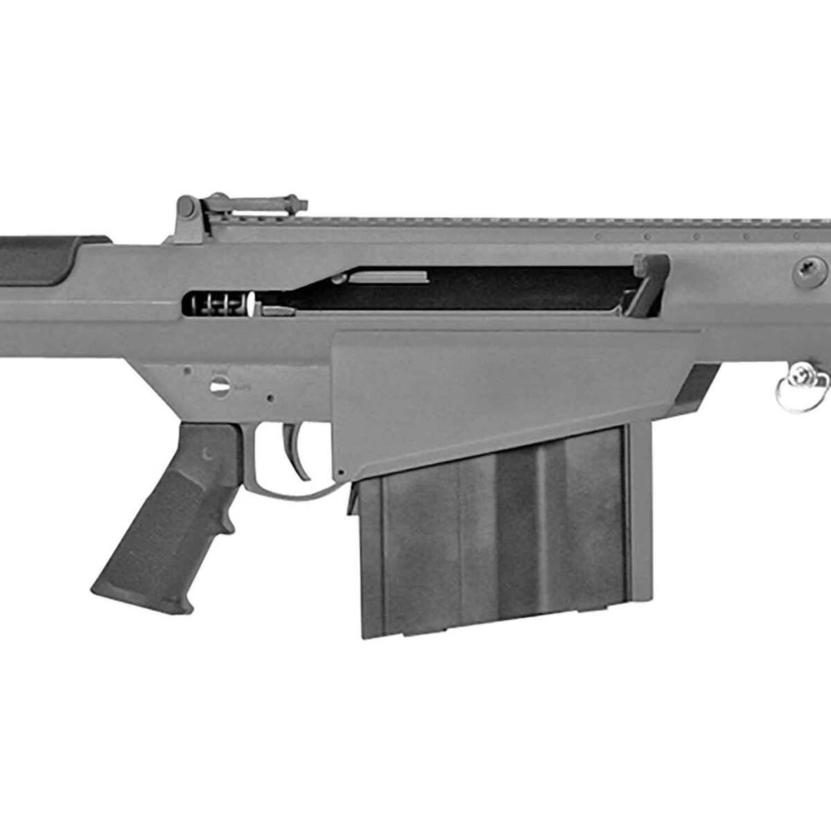 Barrett M107A1 50 BMG 20in Tungsten Gray Cerakote Semi Automatic Modern Sporting Rifle - 10+1 Rounds - Gray Barrett M107A1 50 BMG 20in Tungsten Gray Cerakote Semi Automatic Modern Sporting Rifle - 10+1 Rounds - Gray