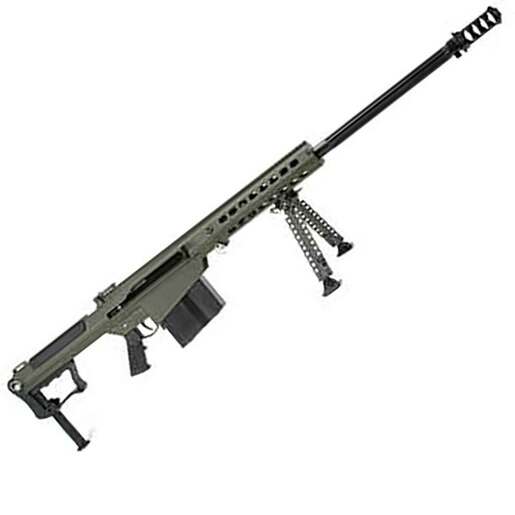 Barrett M107A1 OD Green Cerakote Bolt Action Rifle - 50 BMG - 29in - Black image