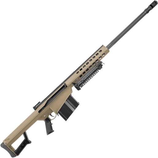 Barrett Barrett M82 A1 416 Barret 29in FDE Cerakote Semi Automatic Modern Sporting Rifle - 10+1 Rounds - Tan