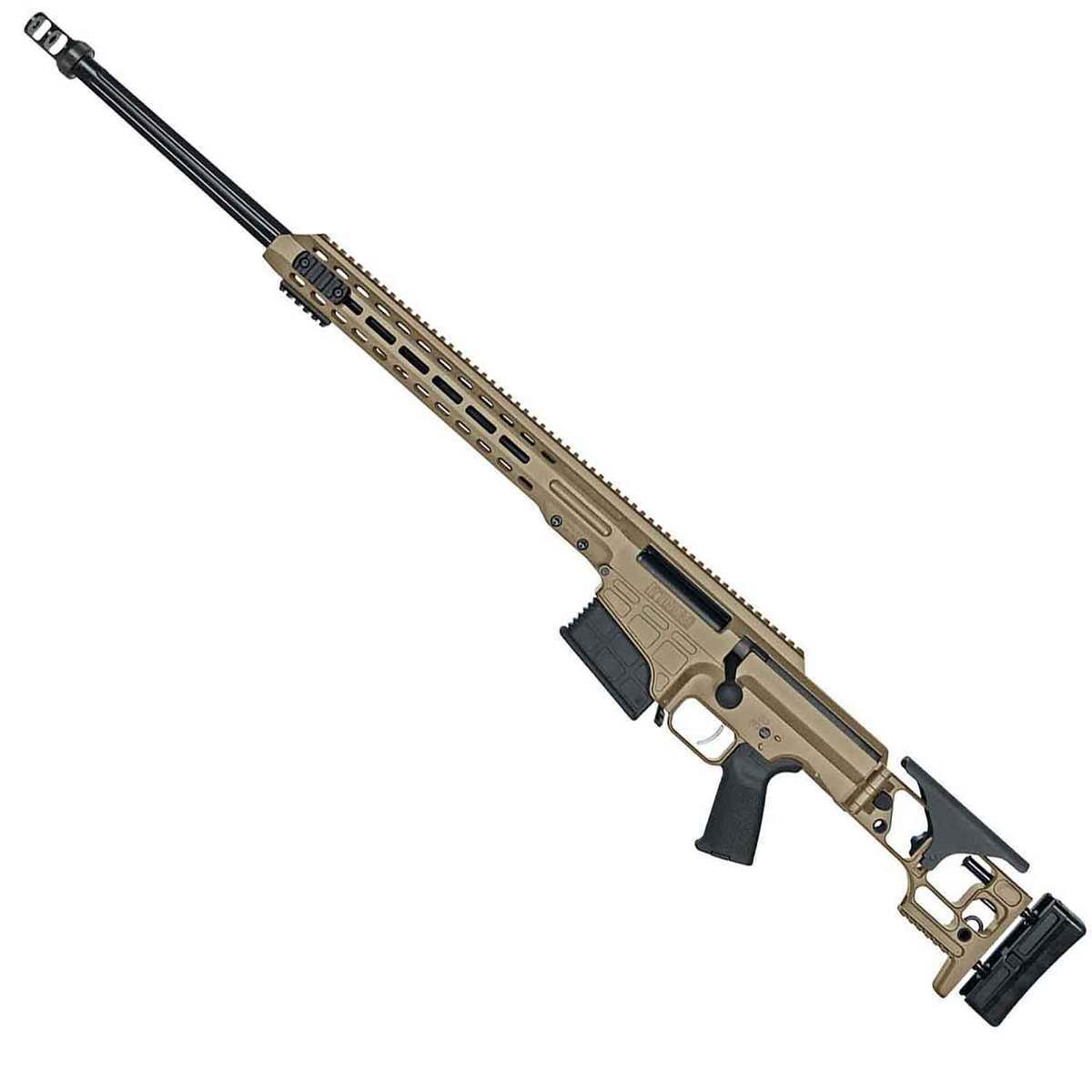 Barrett MRAD Flat Dark Earth Cerakote Bolt Action Rifle - 300 PRC - 26in - Tan Barrett MRAD Flat Dark Earth Cerakote Bolt Action Rifle - 300 PRC - 26in - Tan
