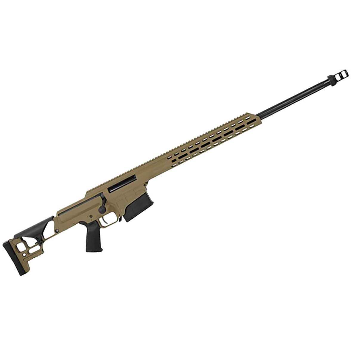 Barrett MRAD Flat Dark Earth Cerakote Bolt Action Rifle - 338 Lapua Magnum - 26in - Tan Barrett MRAD Flat Dark Earth Cerakote Bolt Action Rifle - 338 Lapua Magnum - 26in - Tan