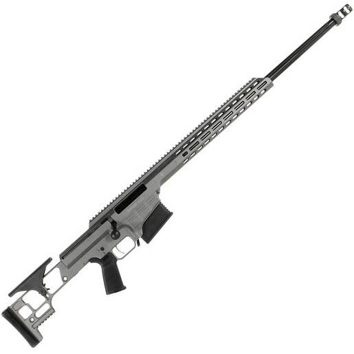 BARRETT Mrad Smr 338 Lapua Magnum Tungsten Gray Cerakote Bolt Action Rifle - 26in - Gray