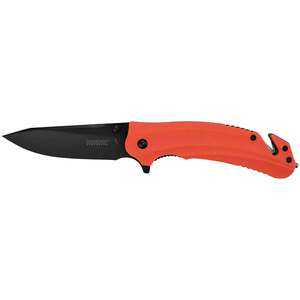 Kershaw Barricade 3.5 inch Folding Knife - Orange
