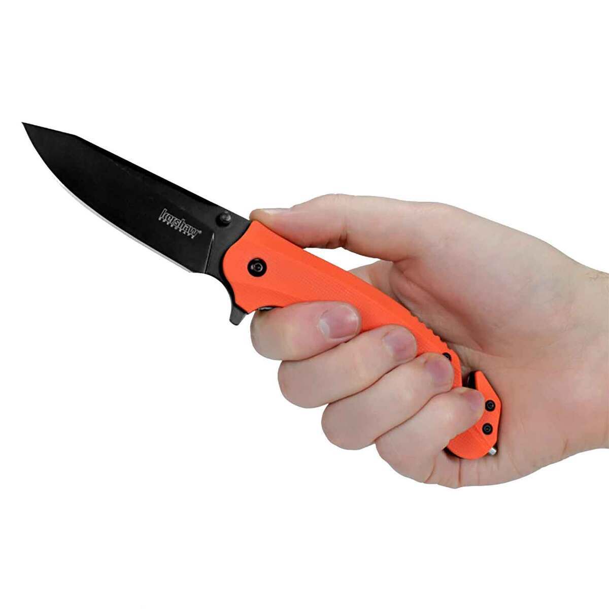 Kershaw Barricade 3.5 inch Folding Knife - Orange Kershaw Barricade 3.5 inch Folding Knife - Orange