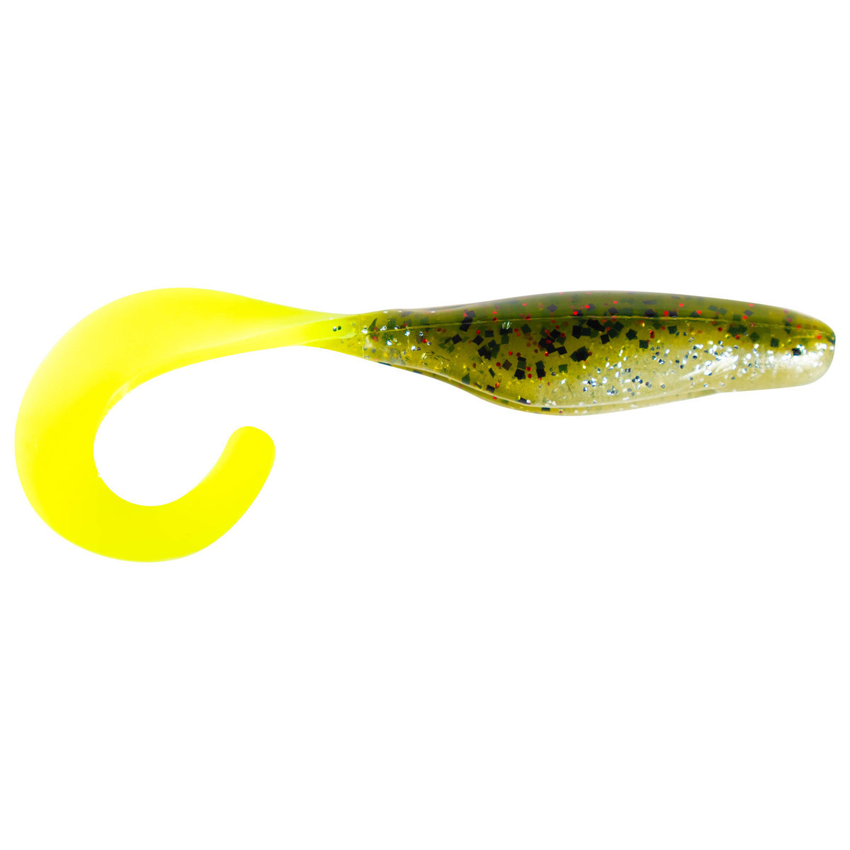 Bass Assassin CSA35343 2 in. Curly Shad Bait - Crystal Shad Bass Assassin CSA35343 2 in. Curly Shad Bait - Crystal Shad
