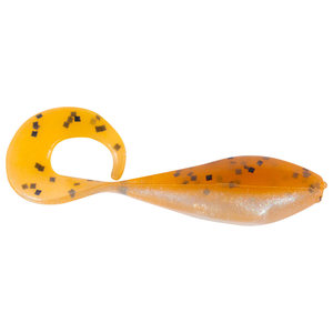 Bass Assassin Curly Shad Panfish Bait - Pumpkin Seed Shad, 2in, 10pk