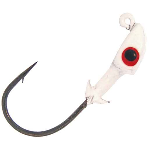 Bass Assassin Lure Pro Elite Swimbait Jig Head - Unpainted/Red Eye