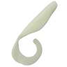 Bass Assassin Walleye Curly Shad Soft Minnow Bait - White, 4in - White