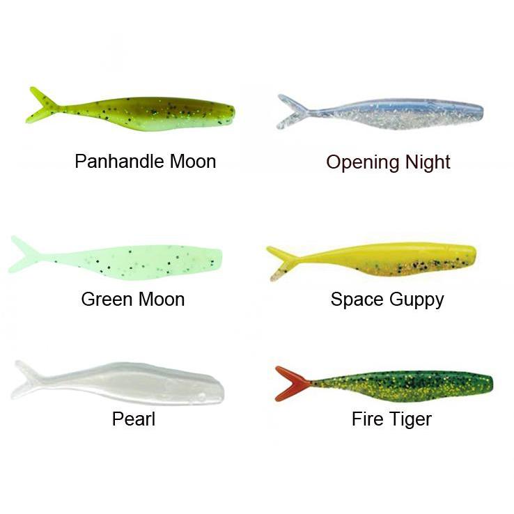 Bass Assassin Walleye Split Tail Shad Bass Assassin Walleye Split Tail Shad