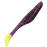 Bass Assassin Walleye Turbo Shad Soft Swimbait - Purple Canary, 4in - Purple Canary