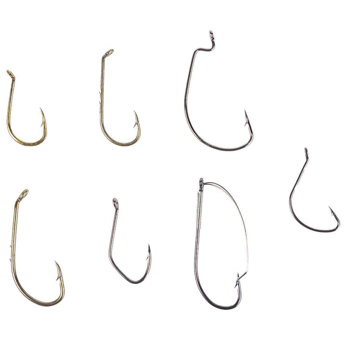 Lost Creek Bass Hook Assortment - 75 Pack - Clear Lost Creek Bass Hook Assortment - 75 Pack - Clear