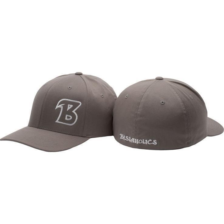 Bassaholics Identity Flex Fit Hat - Grey S/M Bassaholics Identity Flex Fit Hat - Grey S/M