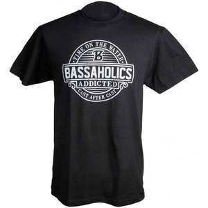 Bassaholics Men's Cast Short Sleeve Shirt - Black - L