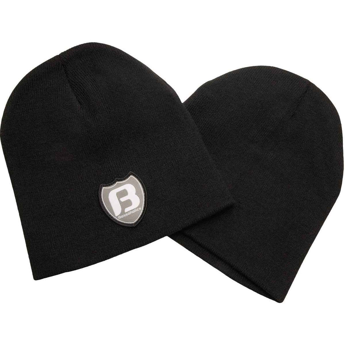 Bassaholics Shield Beanie - Black - Black One Size Fits All Bassaholics Shield Beanie - Black - Black One Size Fits All