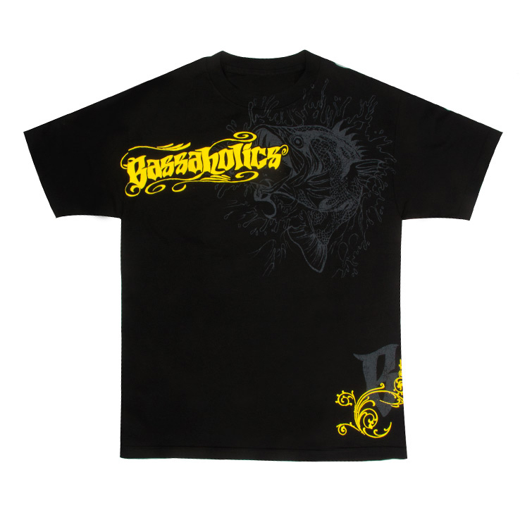 Bassaholics Shield T-Shirt - Black L | Sportsman's Warehouse