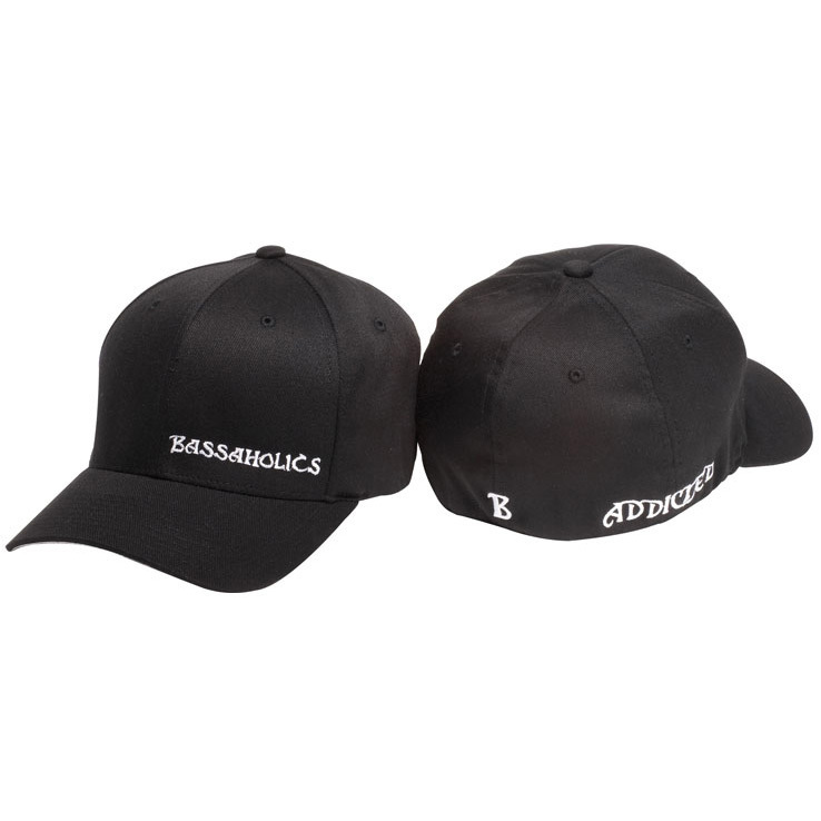 Bassaholics Team Flexfit Hat - Black/White S/M Bassaholics Team Flexfit Hat - Black/White S/M