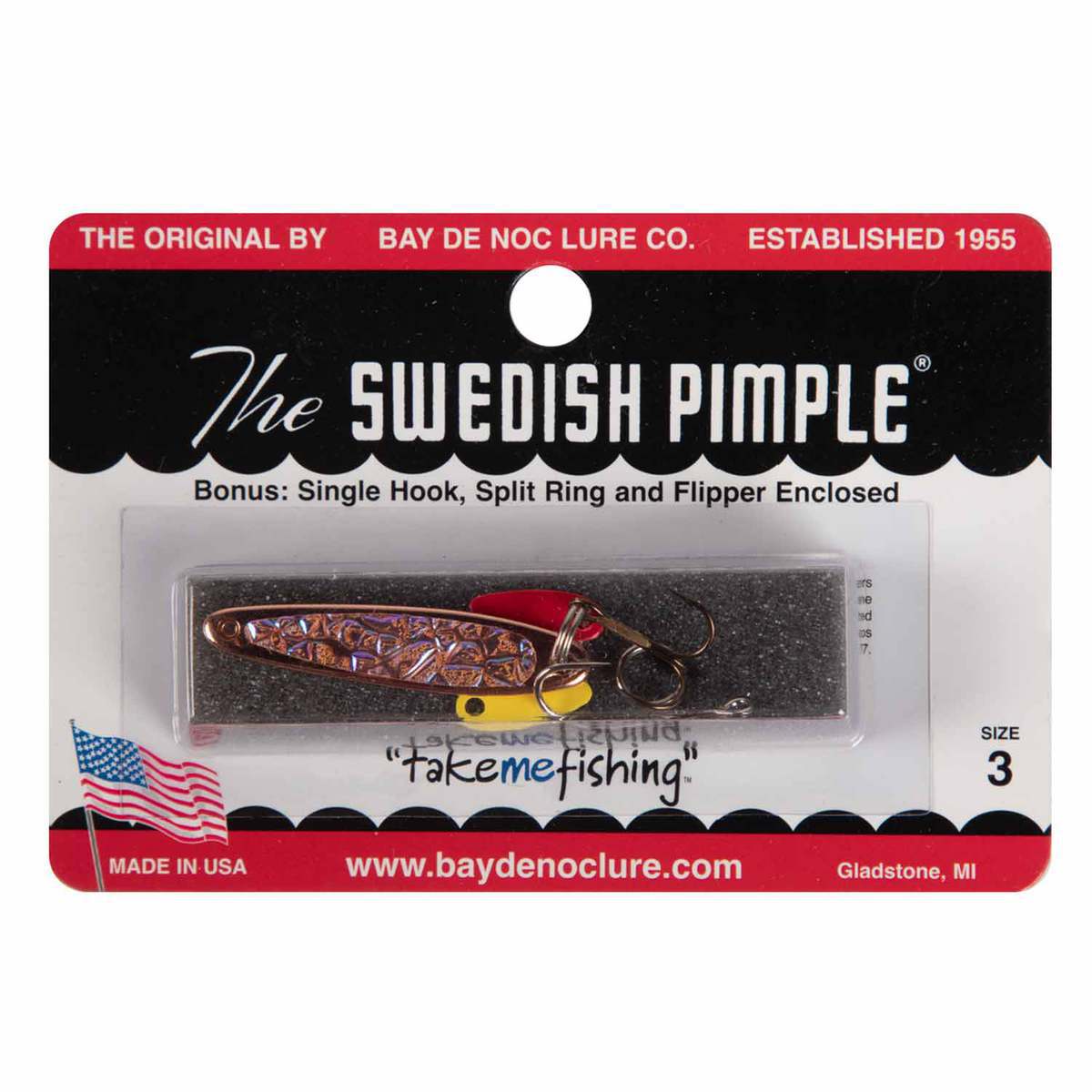 Bay de Noc Swedish Pimple All Season Ice Lure - Copper Ice, 1/5oz - Copper Ice Bay de Noc Swedish Pimple All Season Ice Lure - Copper Ice, 1/5oz - Copper Ice