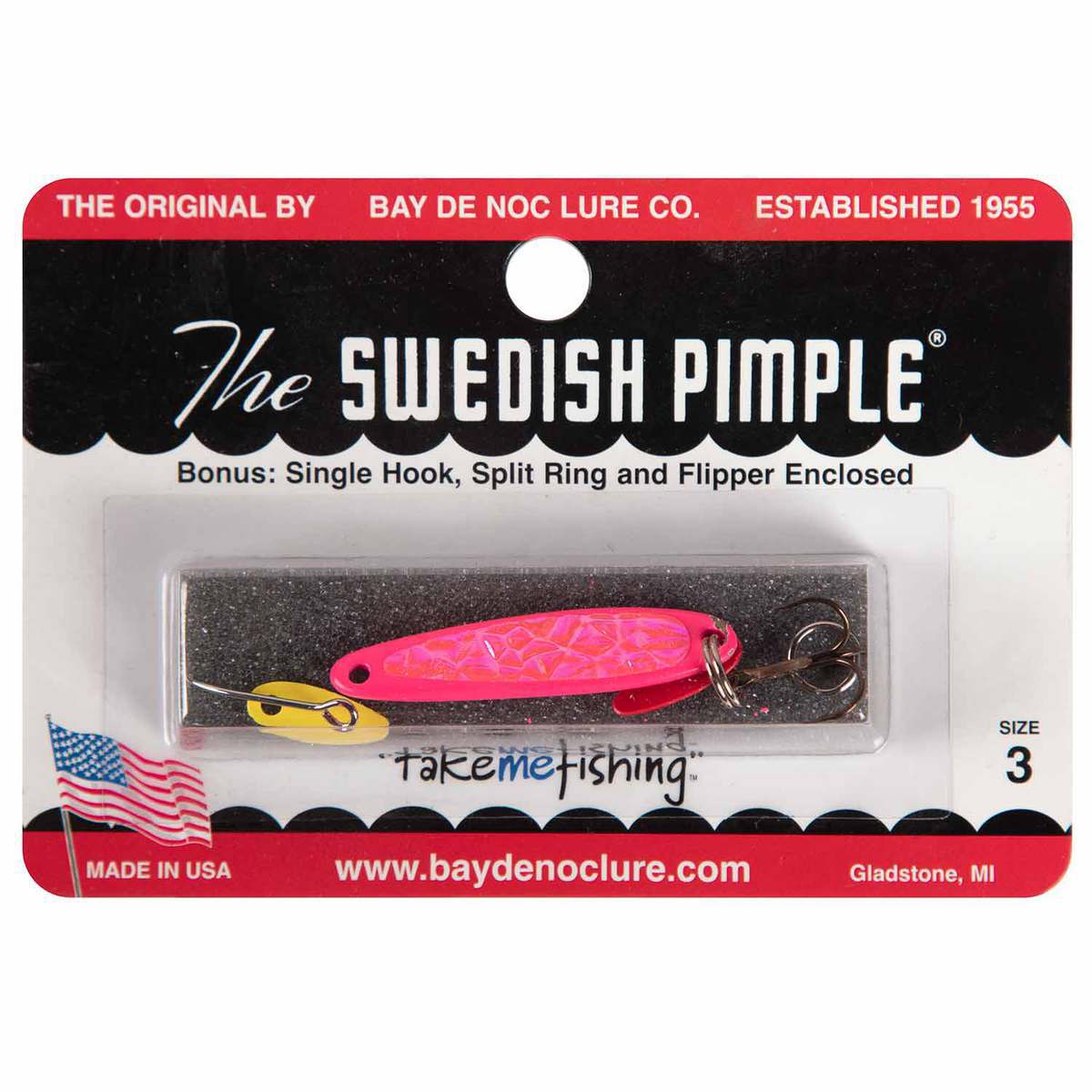 Bay de Noc Swedish Pimple All Season Ice Lure - Pink ice, 1/5oz - Pink ice Bay de Noc Swedish Pimple All Season Ice Lure - Pink ice, 1/5oz - Pink ice